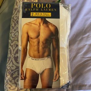 Polo by Ralph Lauren 2 pack big and tall mid rise briefs